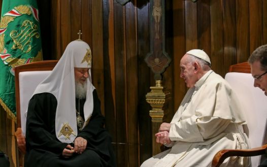 papa e patriarca a cuba